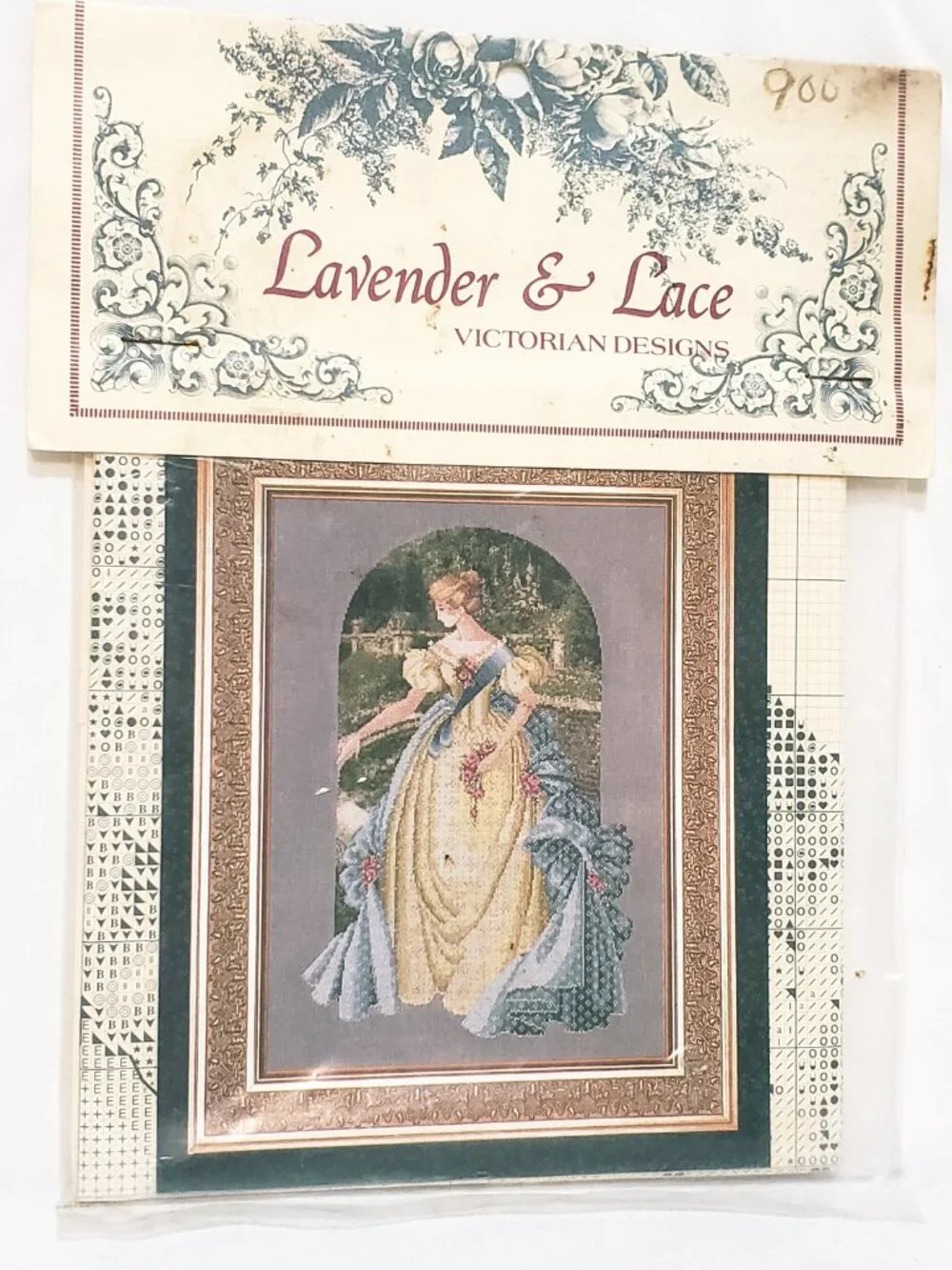 Queen Anne's Lace Counted Cross Stitch Pattern Lavender and Lace L&L34